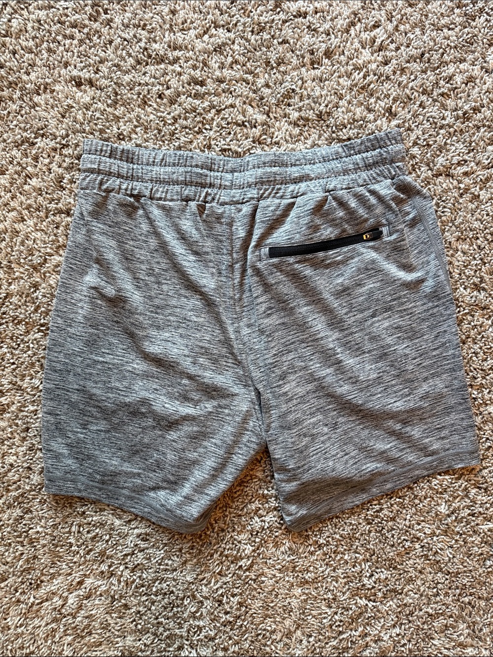 Gray 5” Performance Drawstring Shorts - Picture 3 of 3